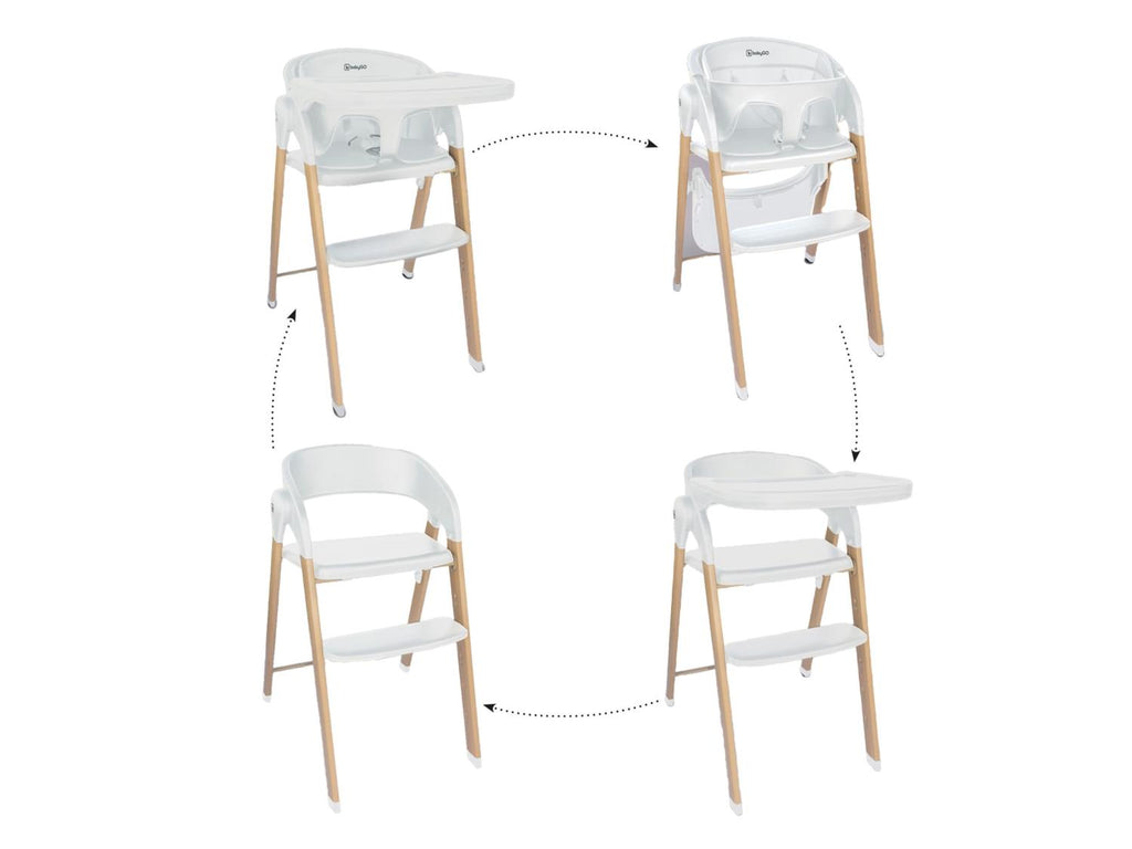 Chaise haute évolutive
