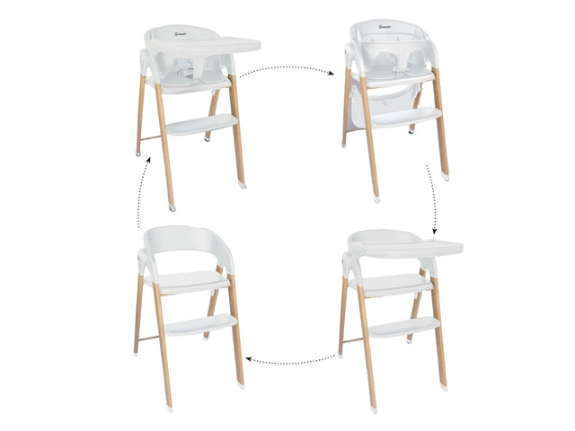Chaise haute évolutive
