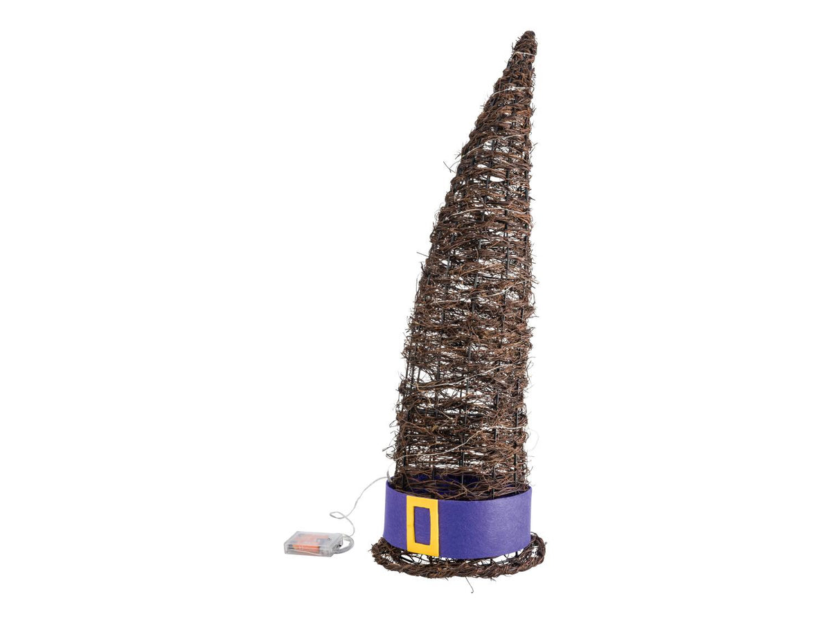 Balai de sorcière / Chapeau de sorcière LED Halloween