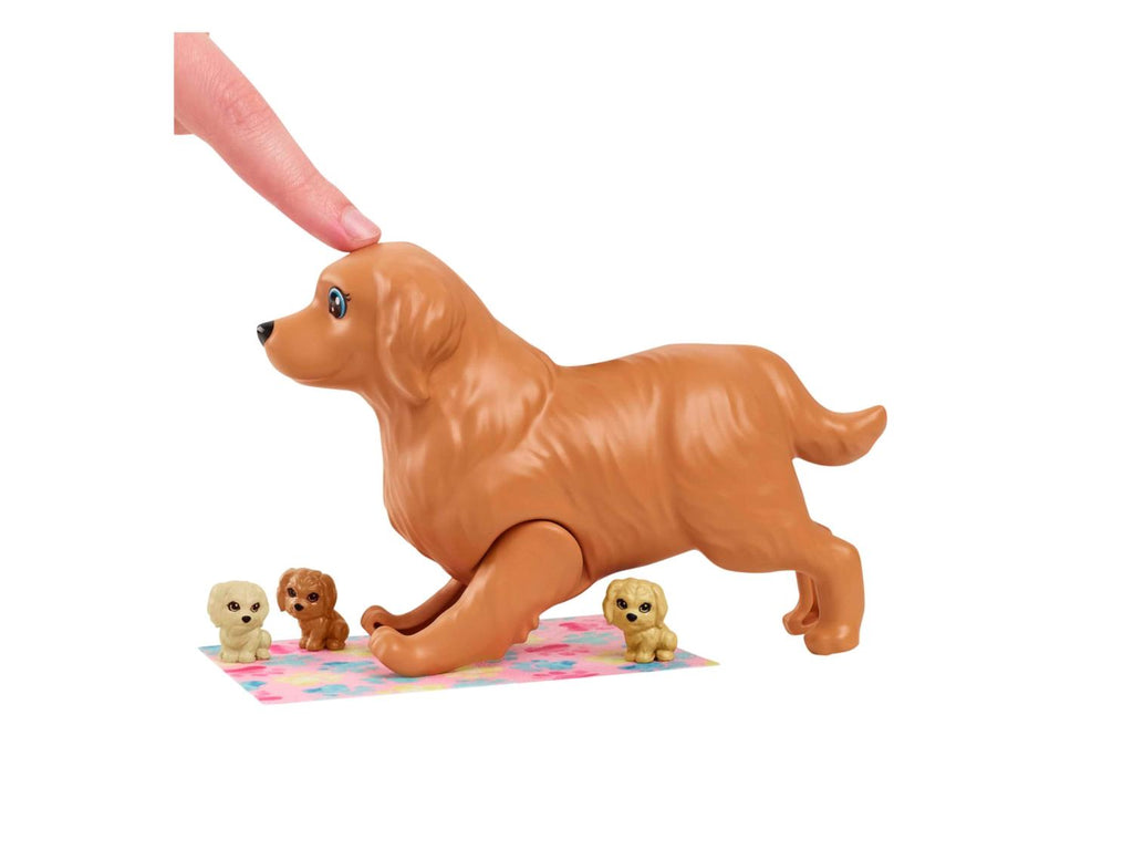 Coffret de poupées « Chien et chiots / Jeu de coiffure »