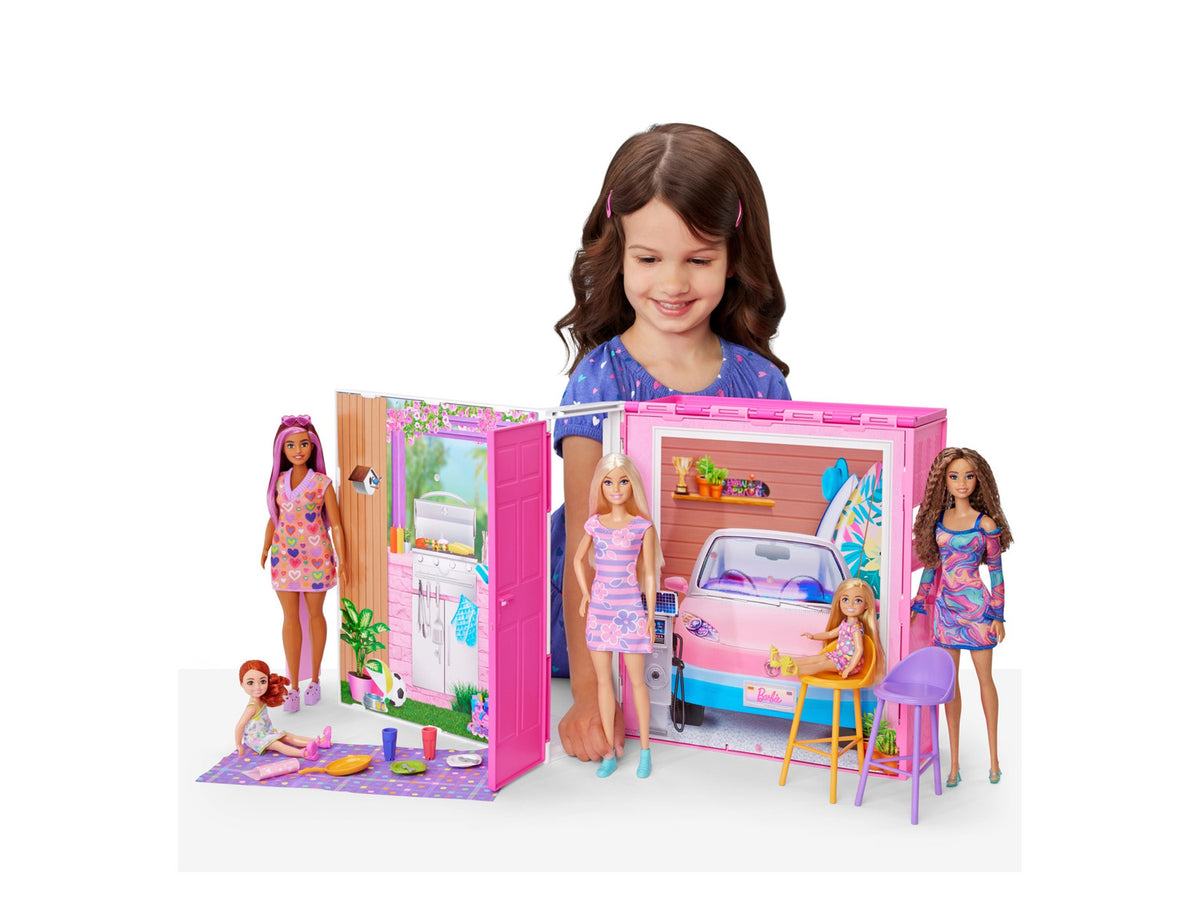 Maison de vacances avec coffret de poupée