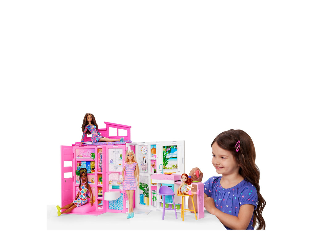 Maison de vacances avec coffret de poupée
