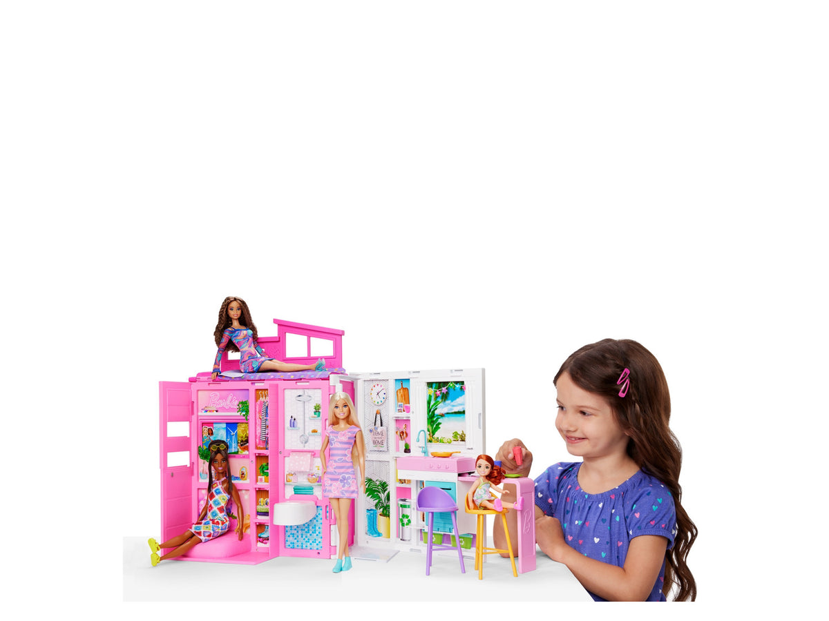 Maison de vacances avec coffret de poupée