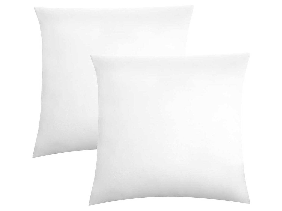 Lot de 2 housses de coussin en jersey fin