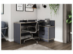 Bureau d'angle Belfast avec compartiments, 129 x 105 x 83 cm