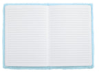 Carnet avec couverture peluche
