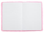 Carnet avec couverture peluche