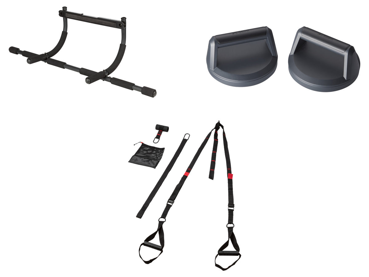 Barre de traction ou sangle de suspension ou poignées pour pompe
