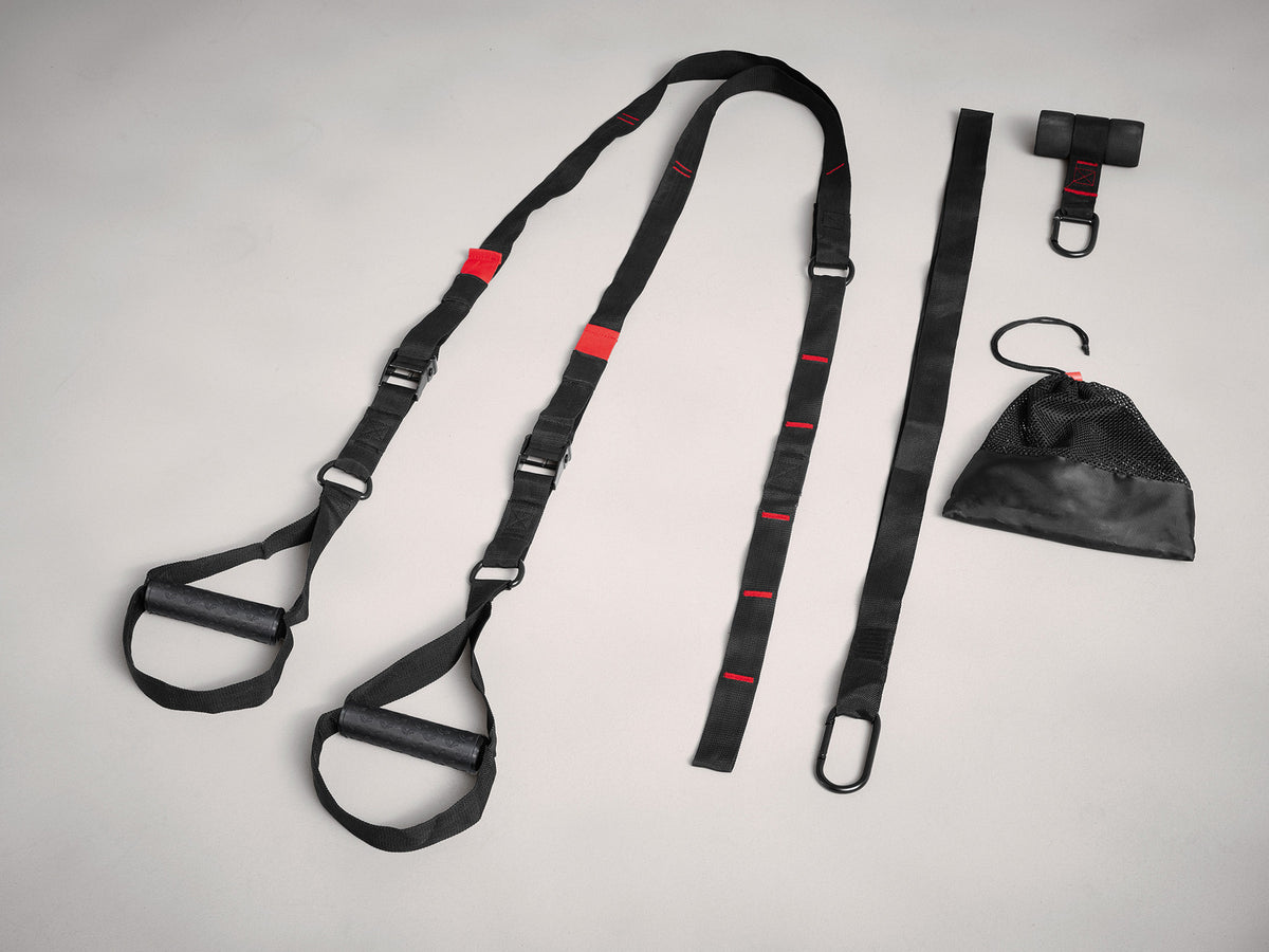 Barre de traction ou sangle de suspension ou poignées pour pompe