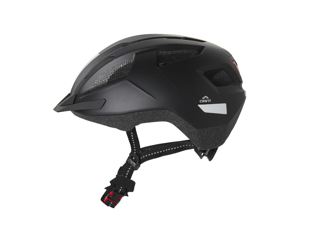 Casque de vélo avec feu arrière
