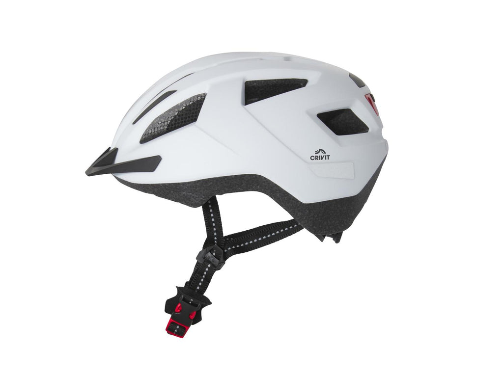 Casque de vélo avec feu arrière