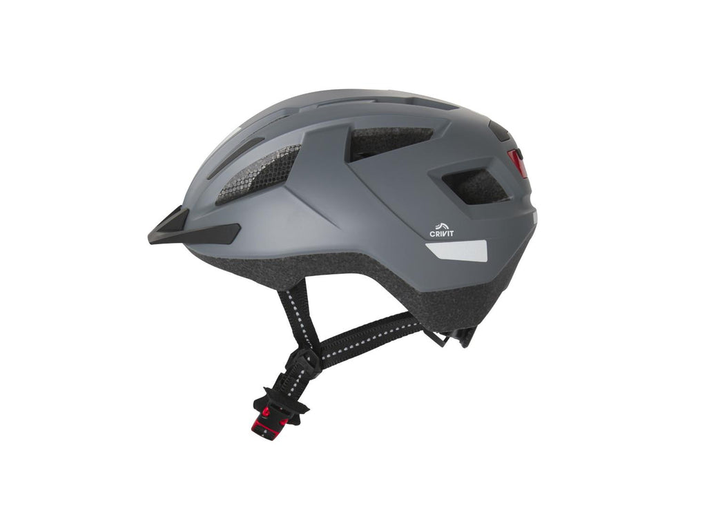 Casque de vélo avec feu arrière