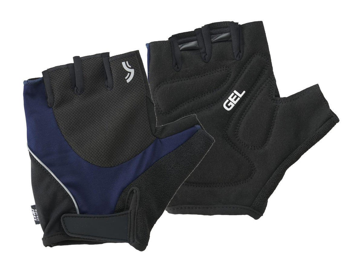 Gants de vélo, avec éléments décoratifs réfléchissants