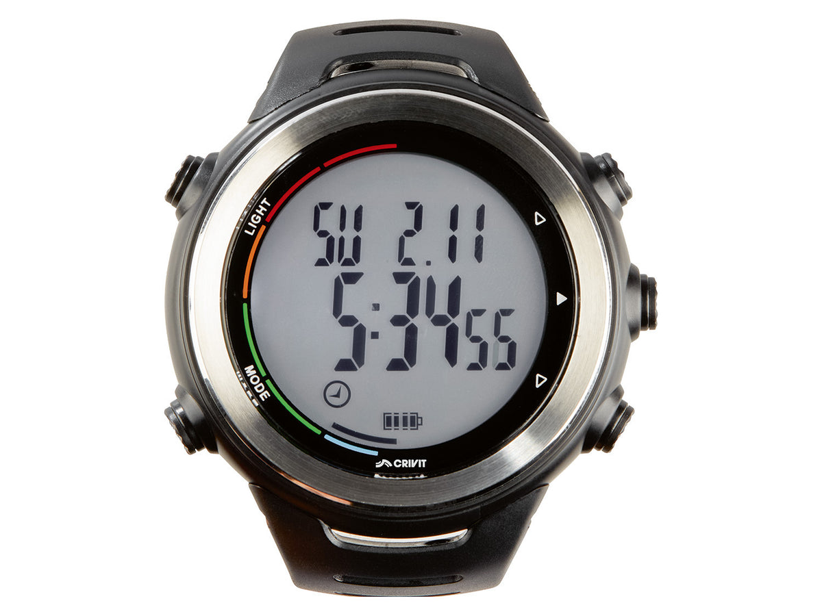 Montre cardiofréquencemètre avec podomètre