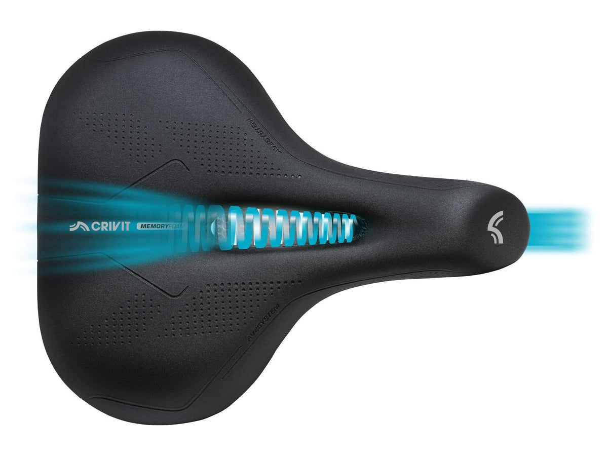 Selle de vélo de ville à mémoire de forme