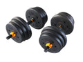 Set de 19 haltères courts et longs 2 en 1