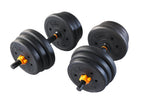 Set de 19 haltères courts et longs 2 en 1
