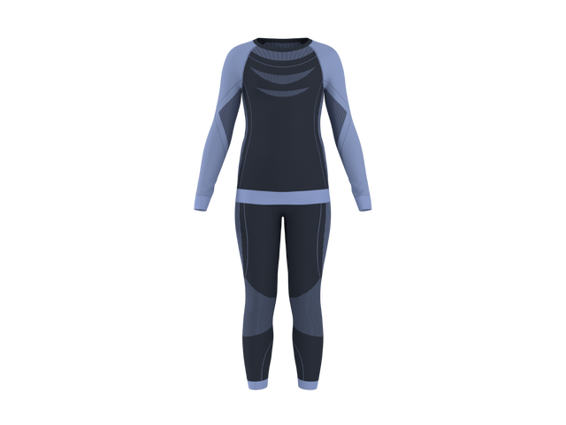Sous-vêtements fonctionnels sans coutures enfants, 2 pièces