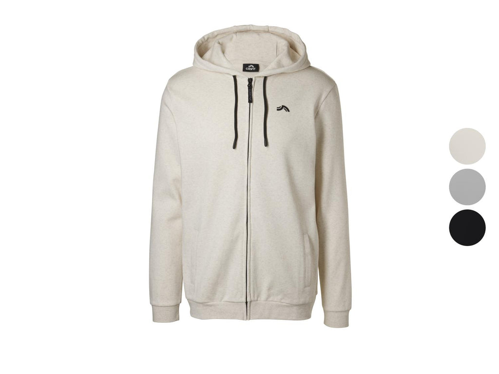 Sweat zippé homme