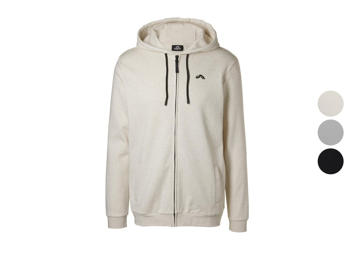 Sweat zippé homme