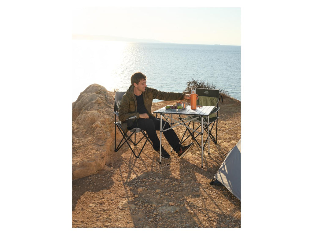 Table de camping en aluminium