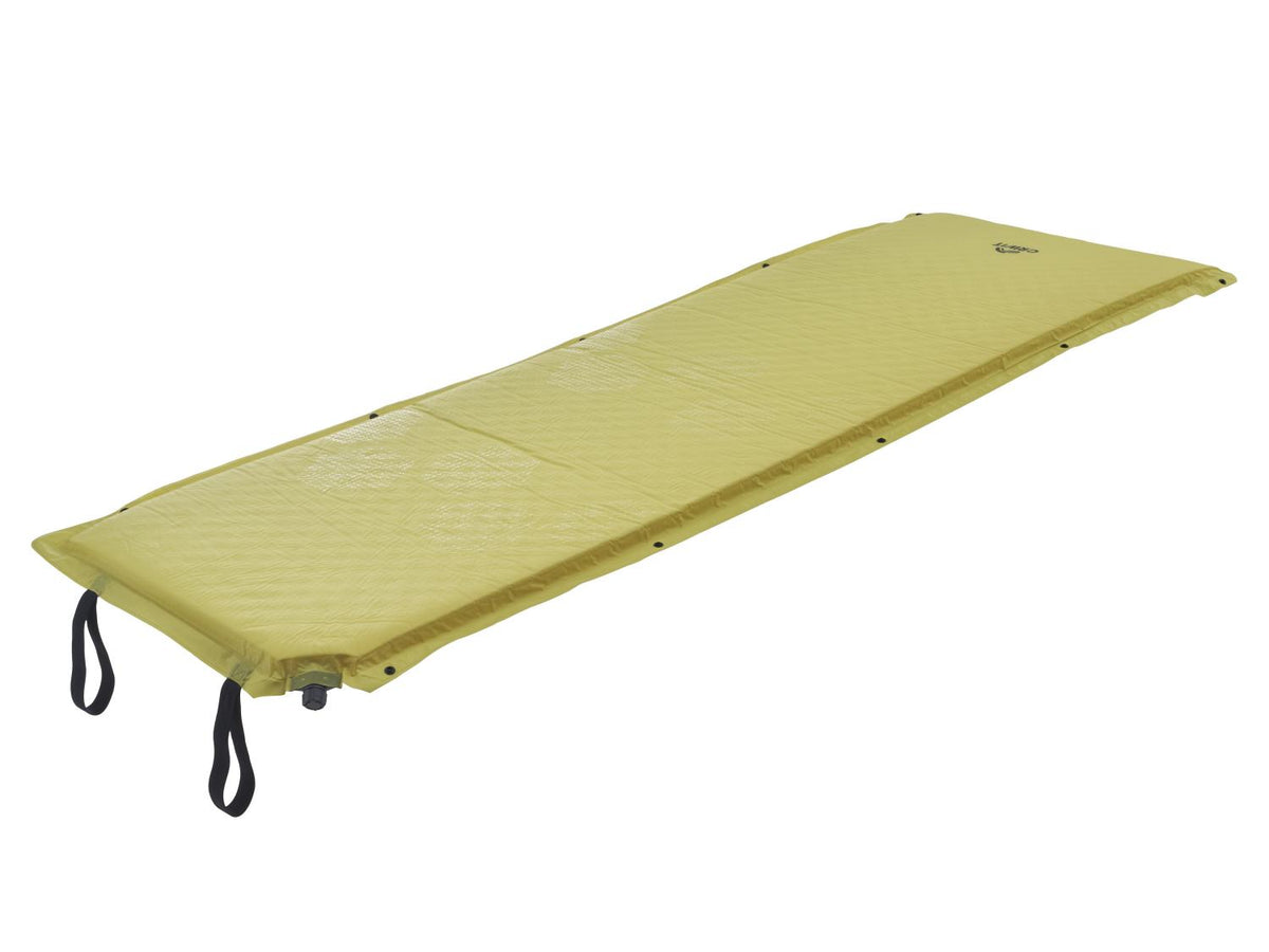 Tapis auto-gonflant ou tapis à cellules d'air avec coussin