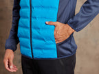 Veste hybride à capuche homme