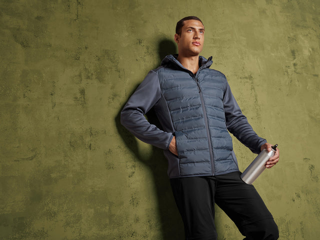 Veste hybride à capuche homme
