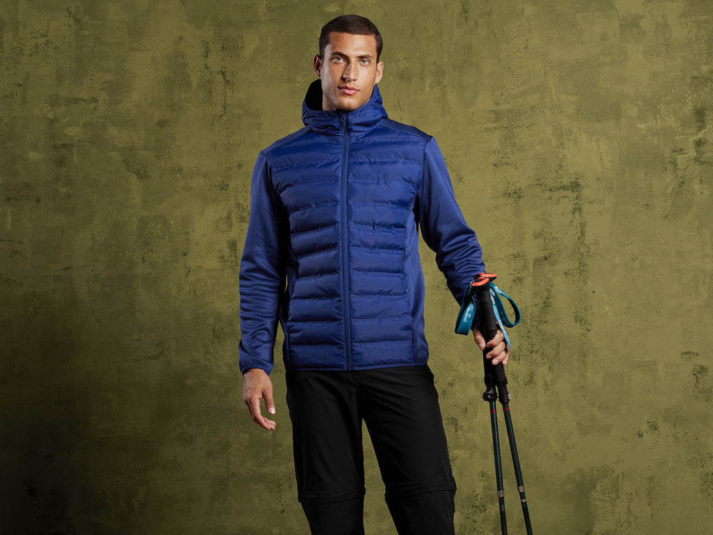Veste hybride à capuche homme