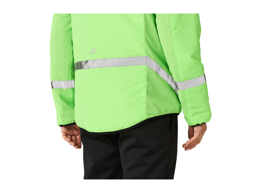 Veste réversible pour homme, avec réflecteurs