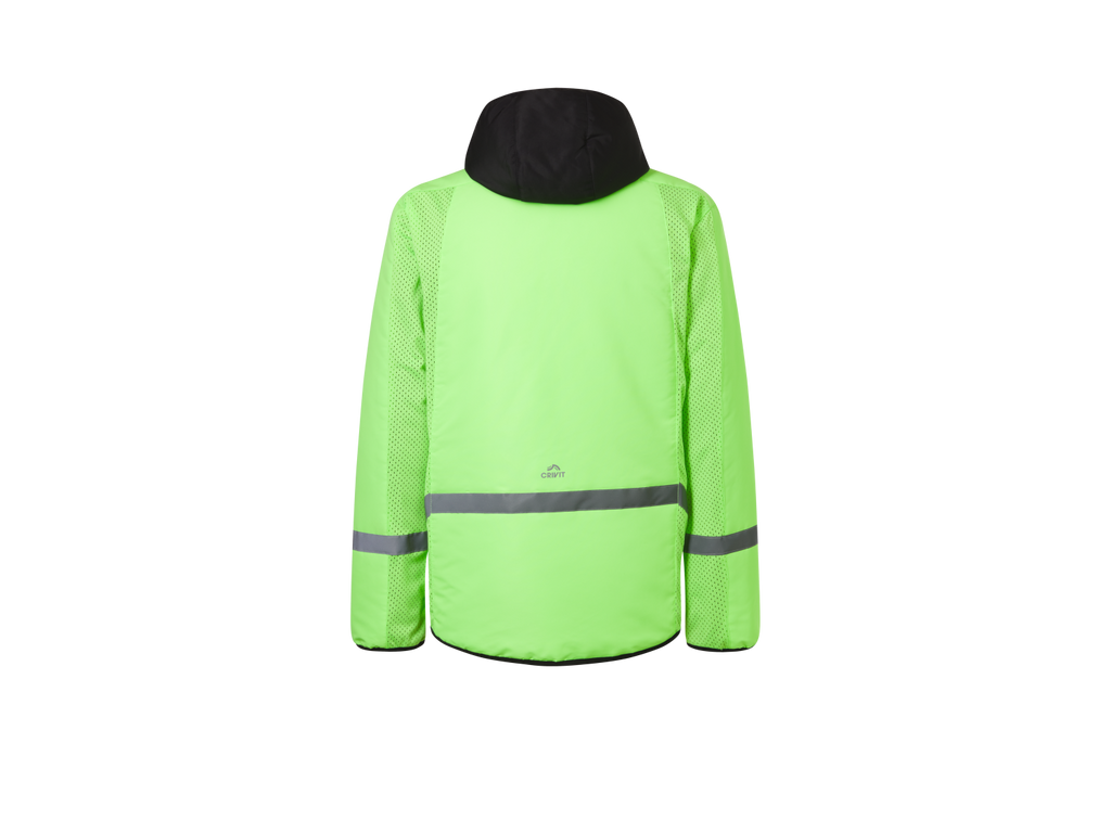 Veste réversible pour homme, avec réflecteurs