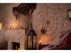 Décoration d'Halloween « Toile d'araignée LED », avec 80 LED