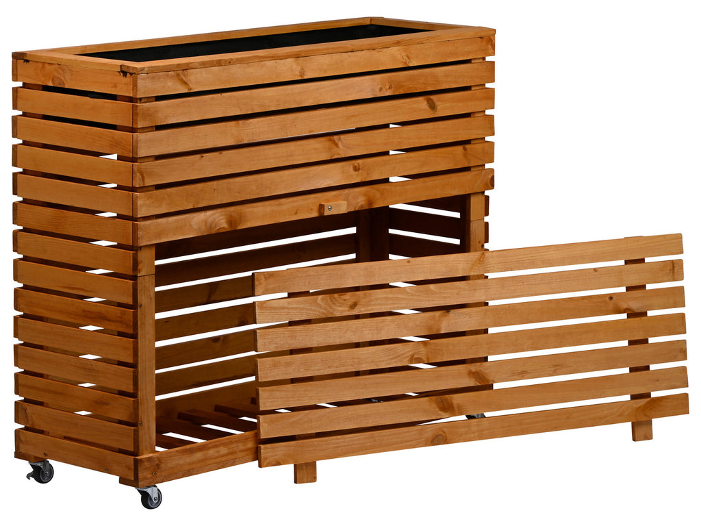 Potager surélevé en bois de pin
