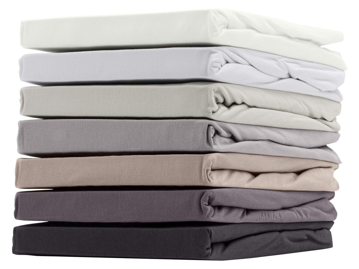 Drap-housse en jersey, pour matelas Boxspring Biberna