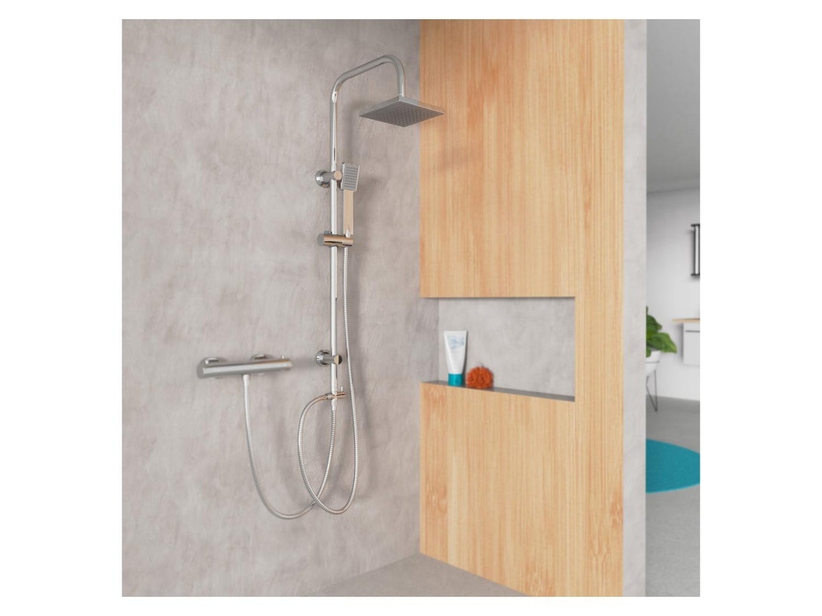 Colonne de douche effet pluie et douchette EASY ENERGY