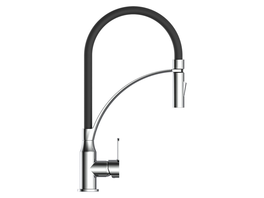 Robinet d'évier cuisine avec douche à vaisselle et tuyau interchangeable