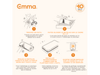 Emma Express matelas à ressorts ensachés, H2