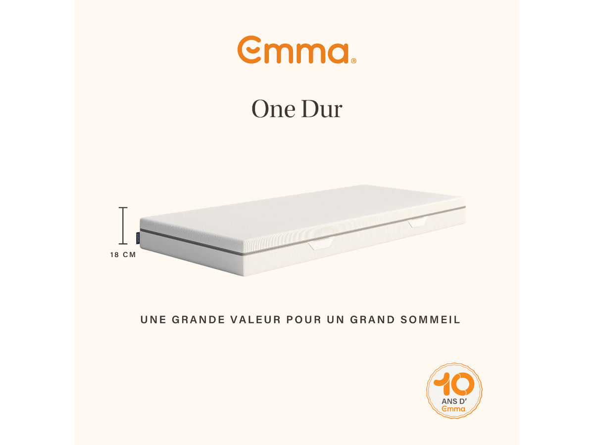 Emma One matelas en mousse froide