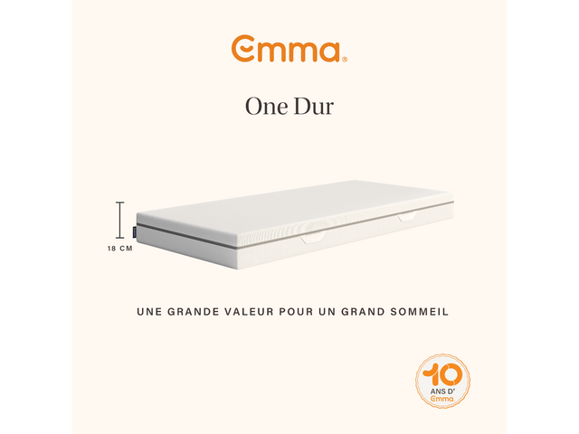 Emma One matelas en mousse froide