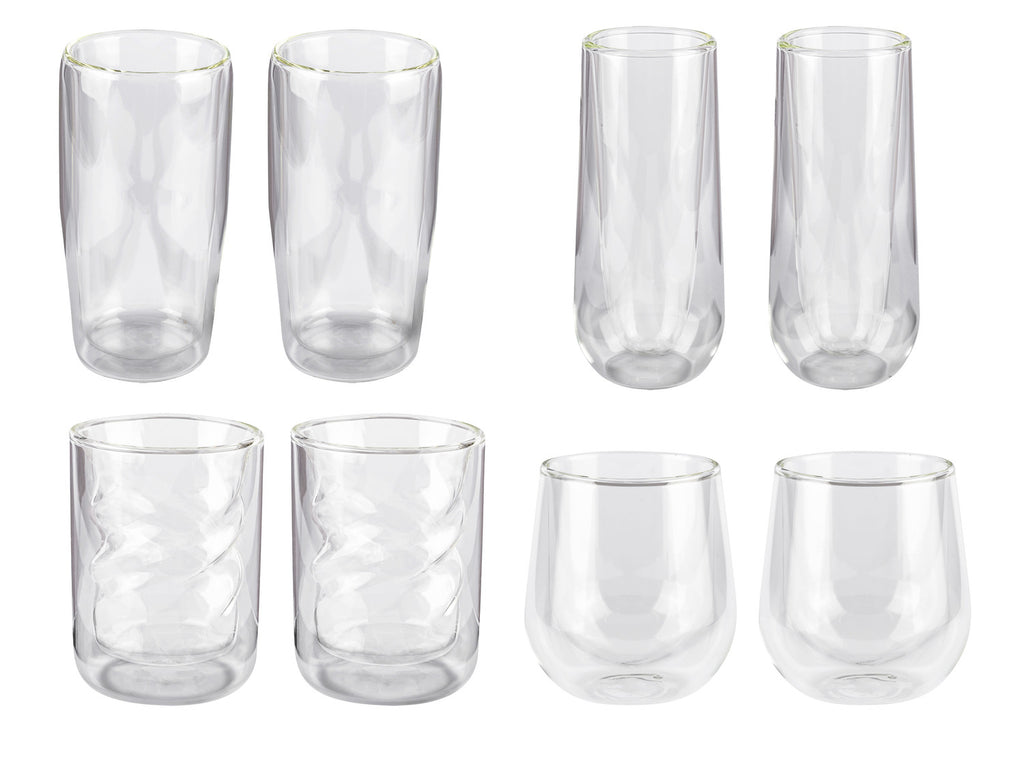 Lot de 2 verres à double paroi