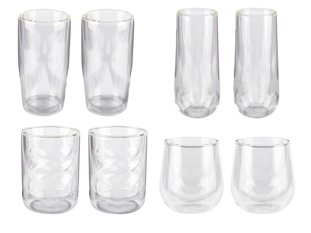 Lot de 2 verres à double paroi