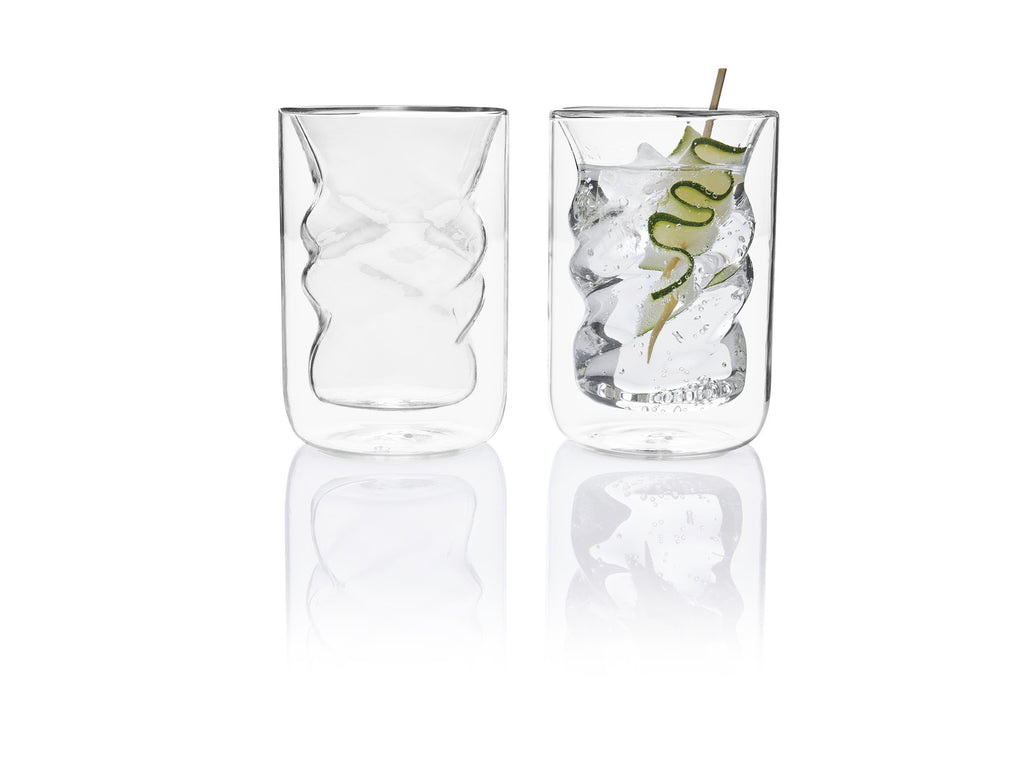 Lot de 2 verres à double paroi