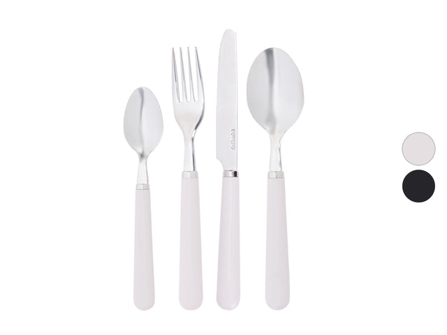 Set de couverts en acier inoxydable, 24 pièces