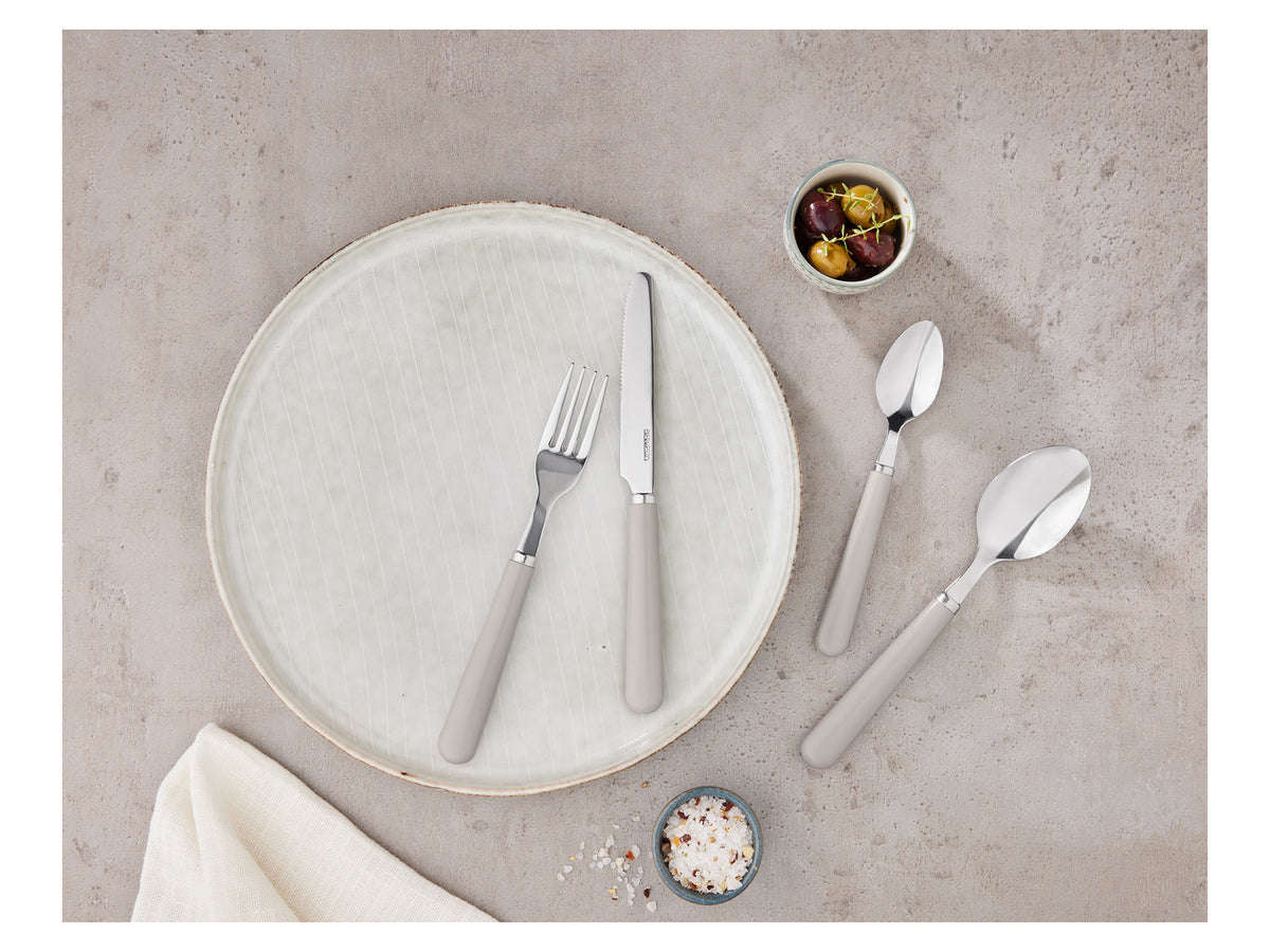 Set de couverts en acier inoxydable, 24 pièces