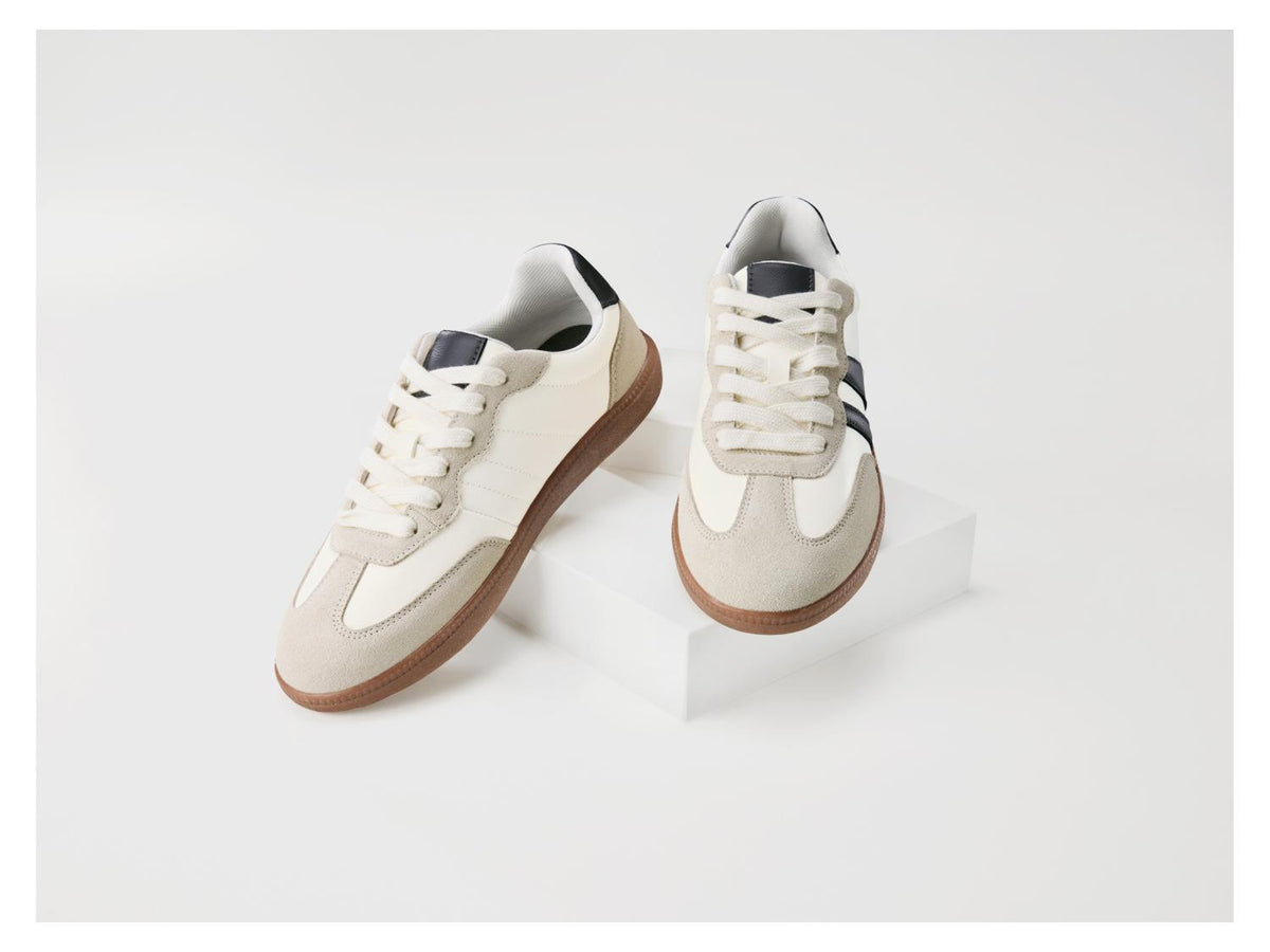Baskets femme en cuir