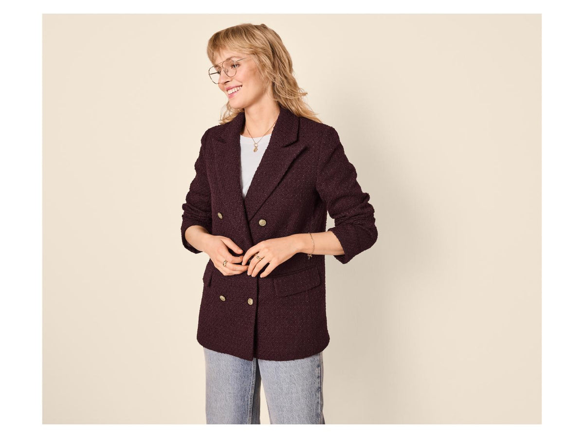 Blazer en bouclette femme