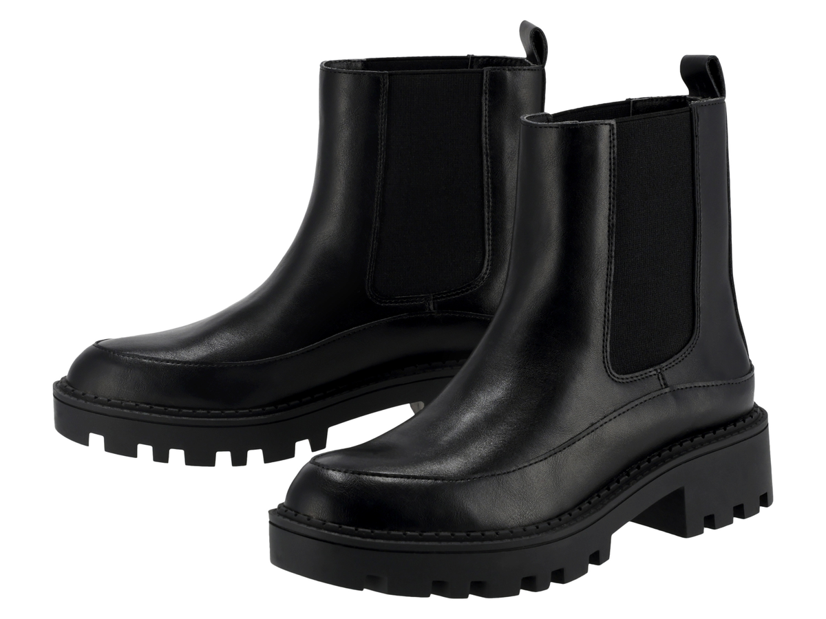 Bottines femme, avec insert élastique sur le côté