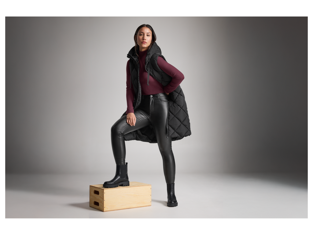 Bottines femme, avec insert élastique sur le côté