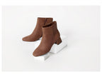 Bottines pour femmes, avec fermetures éclair latérales