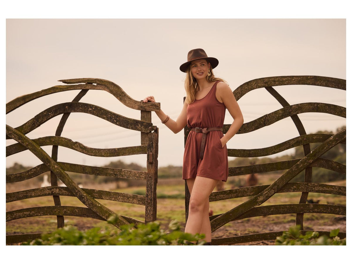 Combinaison femme, avec taille élastique